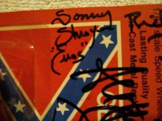 Dukes Of Hazzard 1981 ERTL General Lee Signed by 6 cast members 3