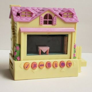 Pixel Chix Yellow House Pink Roof Interactive Electronic Digital Toy