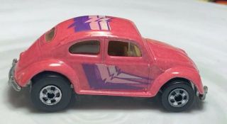 Hot Wheels Volkswagen Beetle Vw Bug Pink 1/64 Diecast Loose