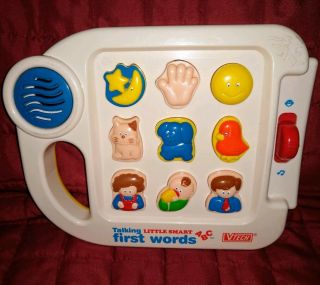 Vtech Little Smart My First Words Educational El;ectronic Learning Toy 1990 