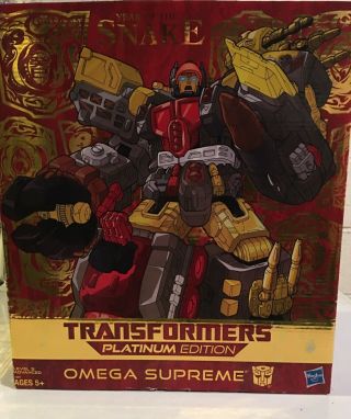 Transformers Platinum Edition Year Of The Snake Omega Supreme Exclusive Wfc