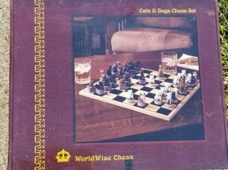 Cats & Dogs Chess Set