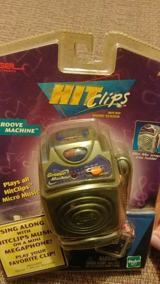 Tiger Hit Clips Micro Music Groove Machine Microphone NIB Backstreet Boys 2001 4