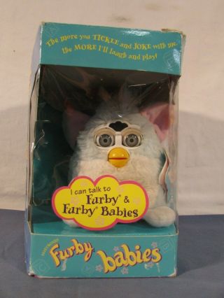 Vintage Furby Babies Blue W/ Pink Hair 70 - 940