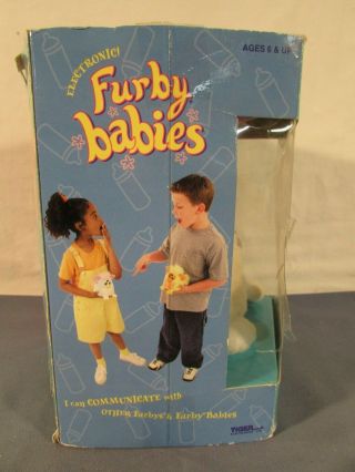 Vintage Furby Babies Blue w/ Pink Hair 70 - 940 5
