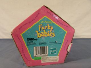 Vintage Furby Babies Blue w/ Pink Hair 70 - 940 7