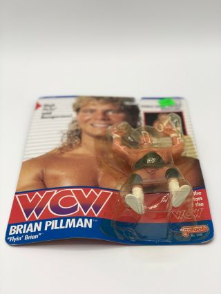 1990 WCW Galoob BRIAN PILLMAN MOC Wrestling Figure wwf hasbro 2