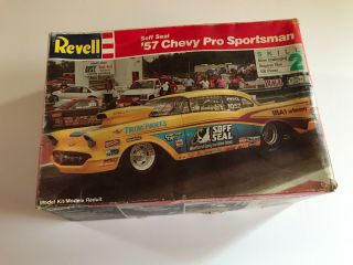 Vintage Revell 1/24 Scale 1957 Chevy Pro Sportsman Model Kit