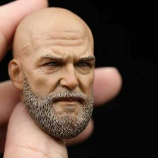 Custom Iron Monger Bearded 1/6 Scale Accessoires Male Head Sculpt For Hottoys Fi