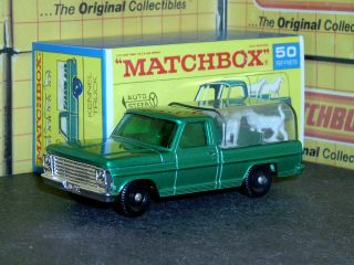 Matchbox Lesney Ford Kennel Truck 50 C2 Silver Grille 4 Dogs Sc4 Vnm Crafted Box