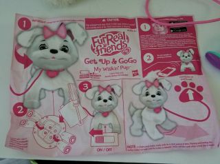 Fur Real Friends Get Up and GoGo My Walking Pup Pet Plush Interactive Dog 2013 3