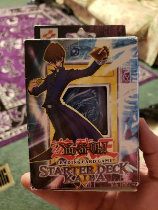 Yu - Gi - Oh 2002 Starter Deck Kaiba - Unltd Edition - Cib - Cards Nm - Box - Rough