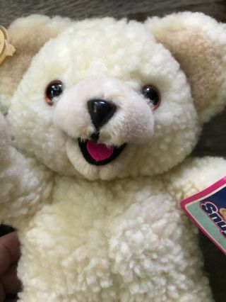 1986 Snuggle Bear Vintage Russ Berrie Teddy Plush Stuffed Animal Toy 10 