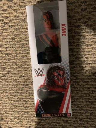 Wwe True Moves Kane 12 " Inch Classic Retro Black And Red In Hand