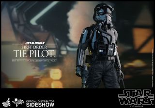 Sideshow Hot Toys Star Wars Tie Fighter Pilot 1st Order Mms - 324