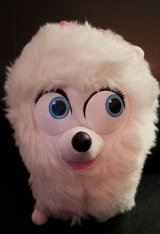 The Secret Life Of Pets Gidget White Puppy Dog Stuffed/plush - 10 "