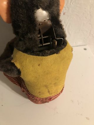 Vintage Musical Jolly Chimp Monkey Toy With Cymbals Parts 6