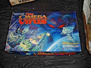 The Omega Virus Electronic Board Game Milton Bradley 100 Complete & Great