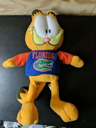 15 " Toy Factory Garfield Plush In Florida Gators T - Shirt