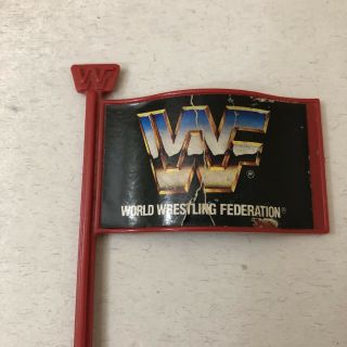 WWF Hasbro King Of The Ring Wrestling Ring Flag Accessory KOTR Figure 2