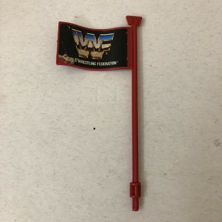 WWF Hasbro King Of The Ring Wrestling Ring Flag Accessory KOTR Figure 3