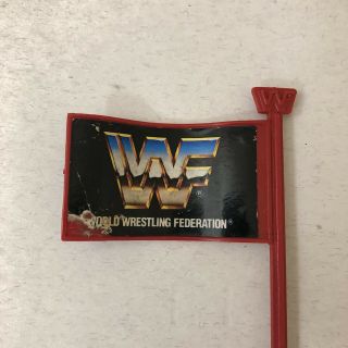 WWF Hasbro King Of The Ring Wrestling Ring Flag Accessory KOTR Figure 4