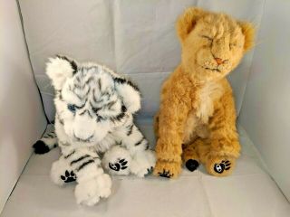 Wowwee Alive White Tiger & Lion Cubs Large Interactive Plush