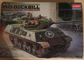 Academy 1/35 Us Tank Destroyer M10 Duckbill Gun Motor Carriage Model Kit