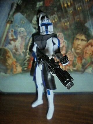Clone Commander Rex Star Wars Animated Series Loose & Complete Very Rare Figure