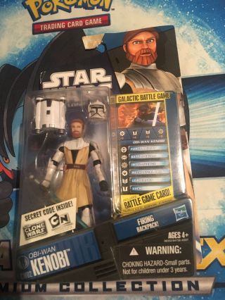Star Wars The Clone Wars Obi - Wan Kenobi From Assault On Geonosis,  Cw02 Gear