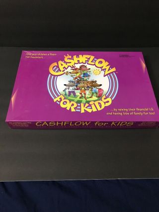 Cashflow For Kids Board Game Robert Kiyosaki " Rich Dad Poor Dad " Money Mgmt 1999