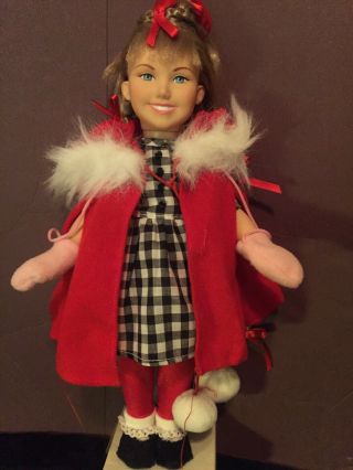 Playmates Dr.  Seuss How The Grinch Stole Christmas Cindy Lou Who Doll " 14
