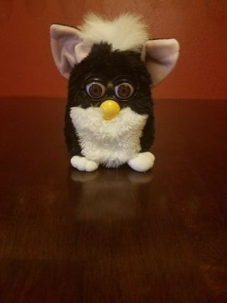1998 furby black And White 3