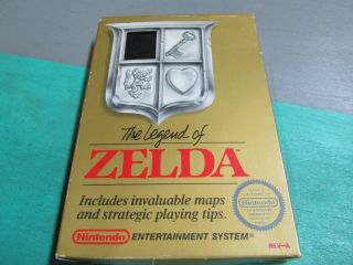 The Legend Of Zelda Nes Nintendo Complete Gold