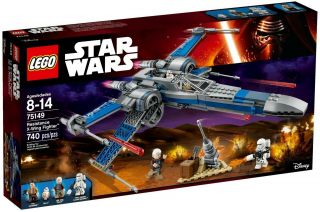 Lego Star Wars Resistance X - Wing Fighter 75149 T - 70 Nib