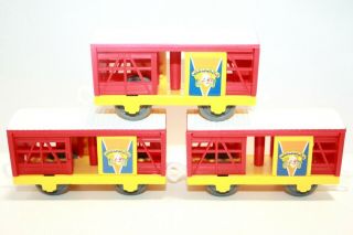 Set of 3 Circus Cattle Cars Trucks Trackmaster Thomas & Friends 5