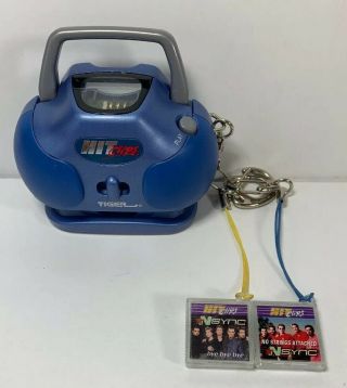 2001 Tiger Hit Clips Boombox Player With 2 Clips Nsync