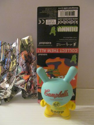 Kidrobot - Andy Warhol Dunny Series 2 - Vinyl Mini - Campbell 