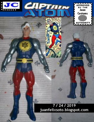 Captain Atom,  Dc Universe/ Marvel Custom Figure Justice League Captain Atom