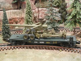 O Scale Howitzer For Lionel,  Mth,  3rd Rail,  Atlas & Williams Model Trains