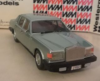 Western Models 1981 Rolls Royce Silver Spirit W/box 1:43