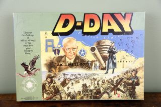 1991 Smithsonian Edition - Wwii D - Day War Militaryboard Game By Avalon Hill Co.