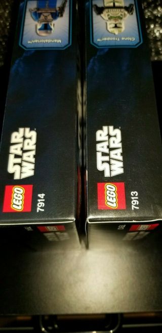 LEGO Star Wars 7913 & 7914 Clone Trooper & Mandalarorian Battle Packs. 3