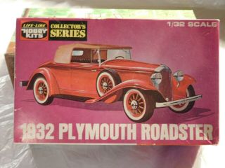 1932 Plymouth Roadster Hobby Car Kit 1/32 Scale Vintage Model Toy Estate Antique