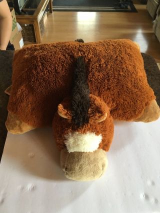 Authentic Pillow Pets Sir Horse Large 18 " Plush Toy Gift