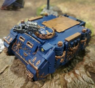 Warhammer 40k Chaos Space Marines Night Lords Rhino Forgeworld Pro Painted