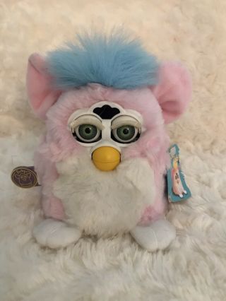 1999 Tiger Furby Baby Tested/works