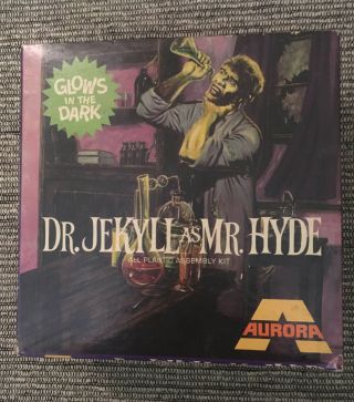 Aurora 1969 Dr Jekyll Mr Hyde Glow Model Kit Box Only