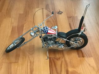 Franklin Harley Davidson 1/10 Easy Rider Chopper W/helmet