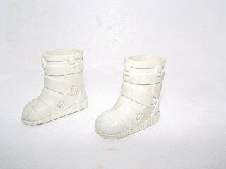 Kenner Six Million Dollar Man Mission To Mars White Astronaut Boots ONLY Parts 4